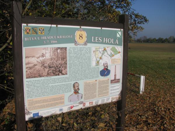 Naučná stezka Bitva u Hradce Králové 3. července 1866 - jižní křídlo