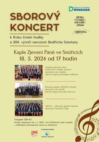 Sborový koncert k Roku české hudby